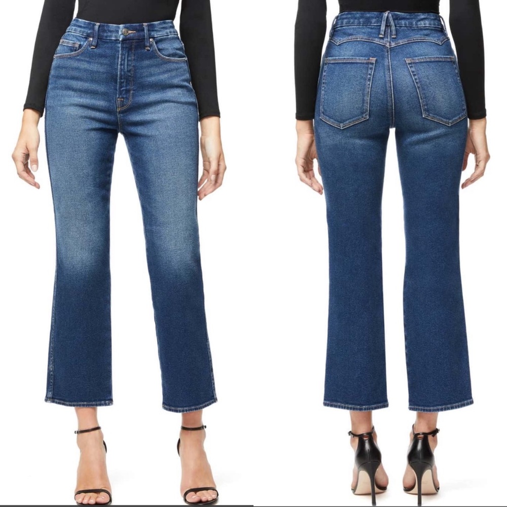 Good American Good Curve Western Yoke Straight
